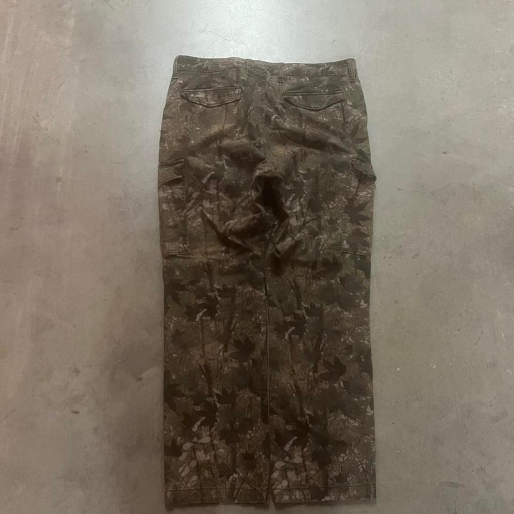 Old navy men's camo green brown cargo loose fit pants outdoors hike‎ 38